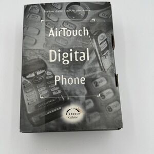 Vintage AirTouch Digital Phone AUDIOVOX CDM 4000AT,‎ Box, Accessories, FREE SHIP